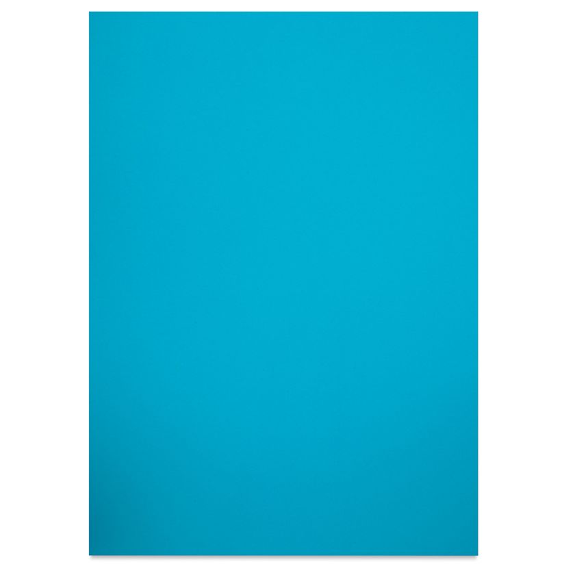 Blick Premium Cardstock - 19-1/2" x 27-1/2", Pacific Blue, Single Sheet ...