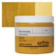 Gaffrey Art Material Standard Body Acrylic Paint - Yellow Ochre, 473 ml jar and swatch