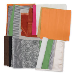 Hygloss Fabric Squares - 12" x 12", Assorted Colors, Package of 36 (Out of packaging)