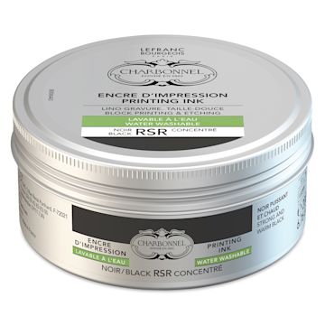 Open in modal - Charbonnel Water Washable Printing Ink - Black RSR, 200 ml