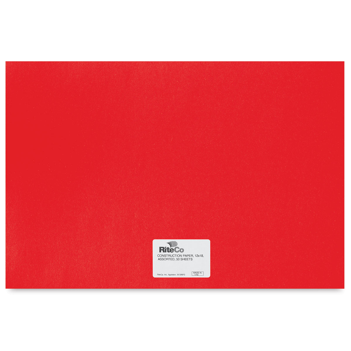 Imperial Color-Brite Construction Paper 12x18 Holiday Red - 50 Sheets