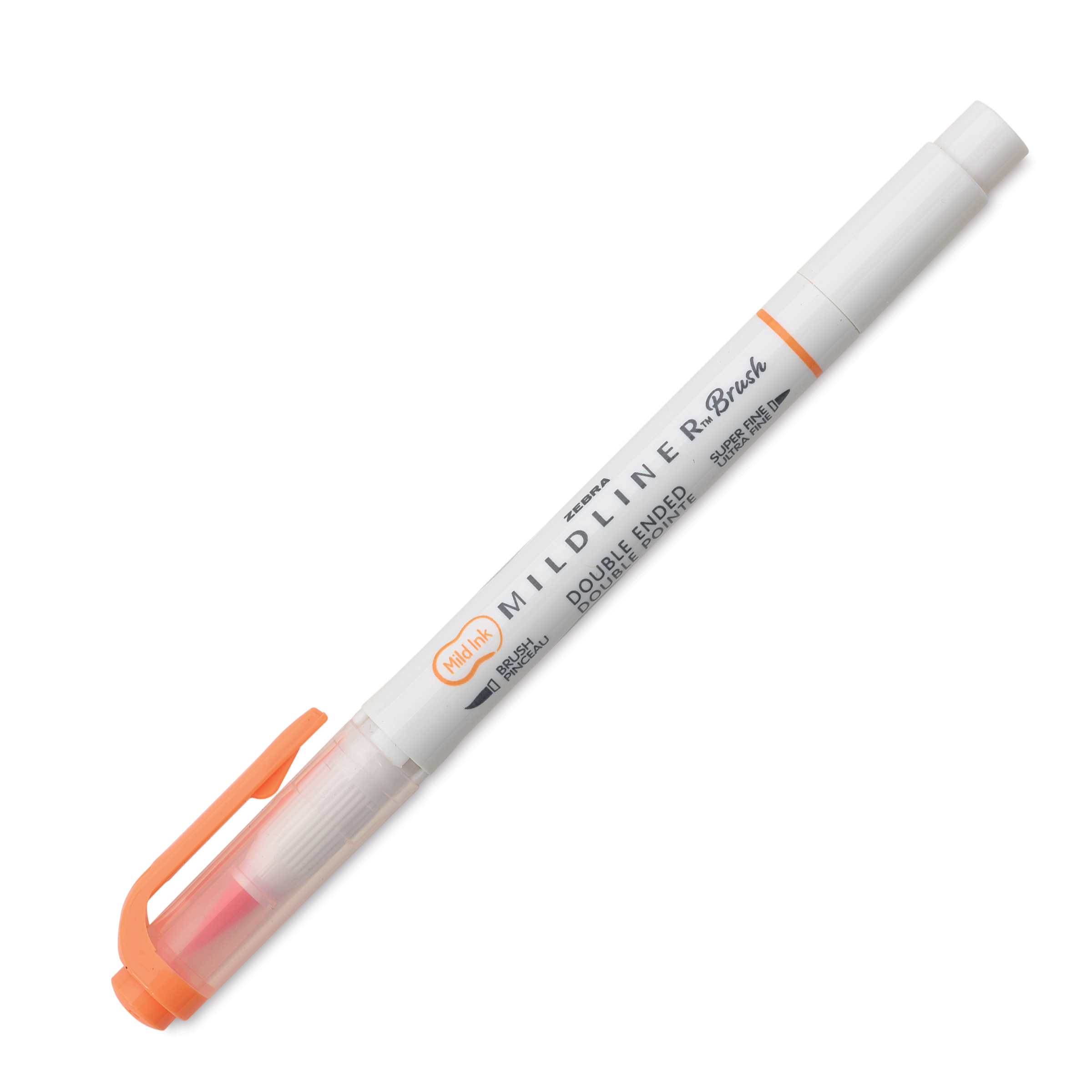 Zebra Mildliner Double Ended Brush Pen - Apricot | BLICK Art