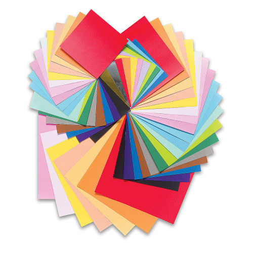 Assorted Solid Origami Papers