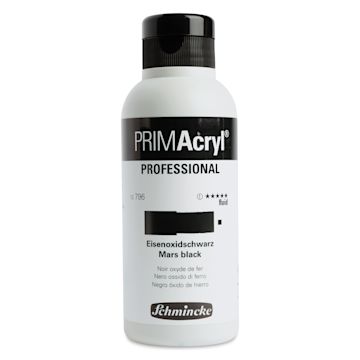 Open in modal - Schmincke Primacryl Professional Fluid Acrylic - Mars Black, 250 ml bottle