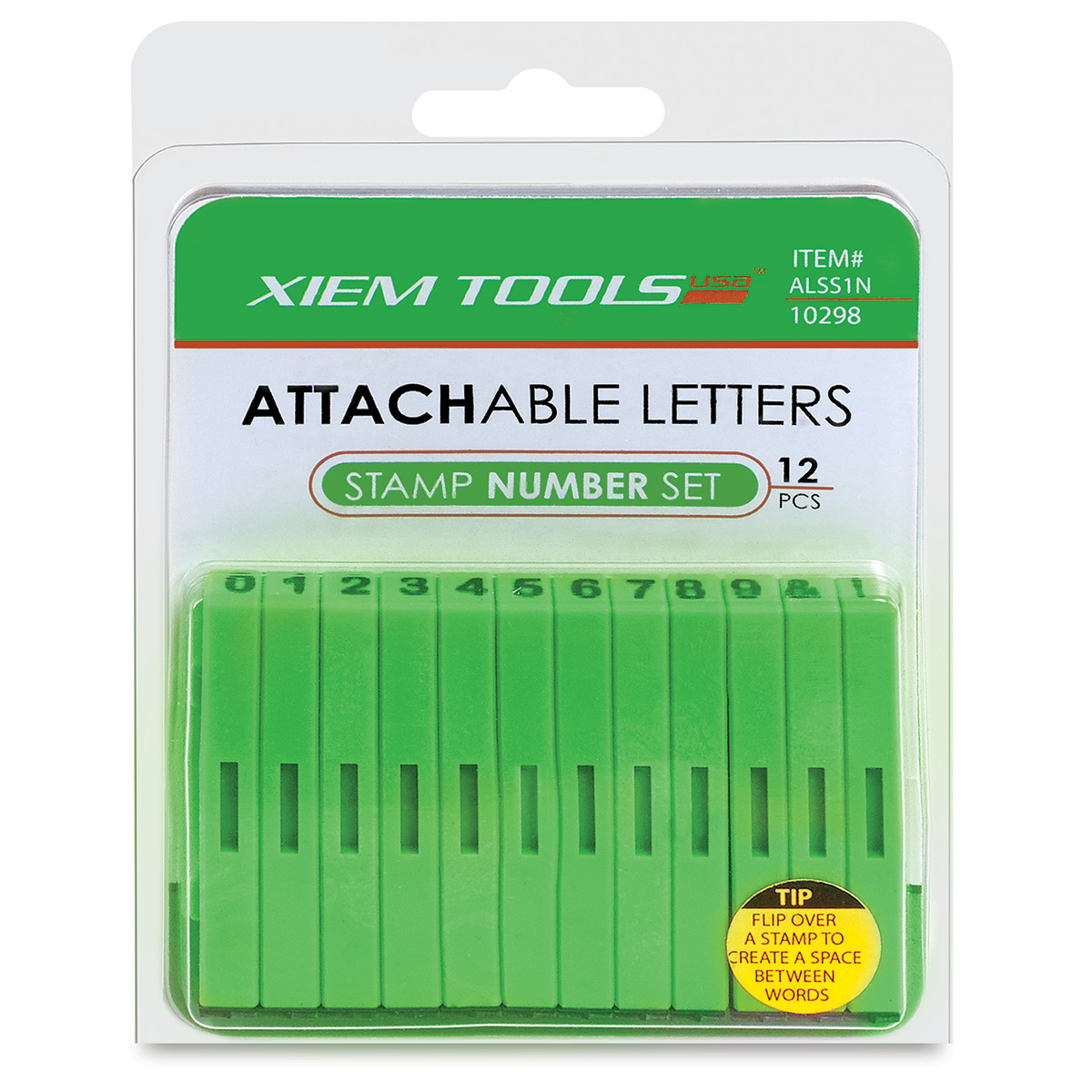 XIEM Attachable Letter Stamp Set (36 pieces) Upper Case