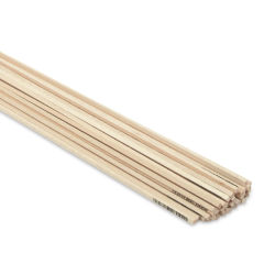 Midwest Products Basswood Strips - 36 Pieces, 1/8" x 1/8" x 36" (end view)