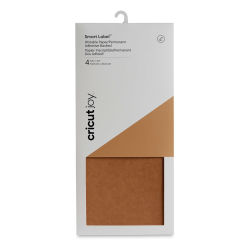Cricut Joy Smart Label Writable Paper - Kraft Brown, Package of 4, 5-1/2" x 12", Sheets
