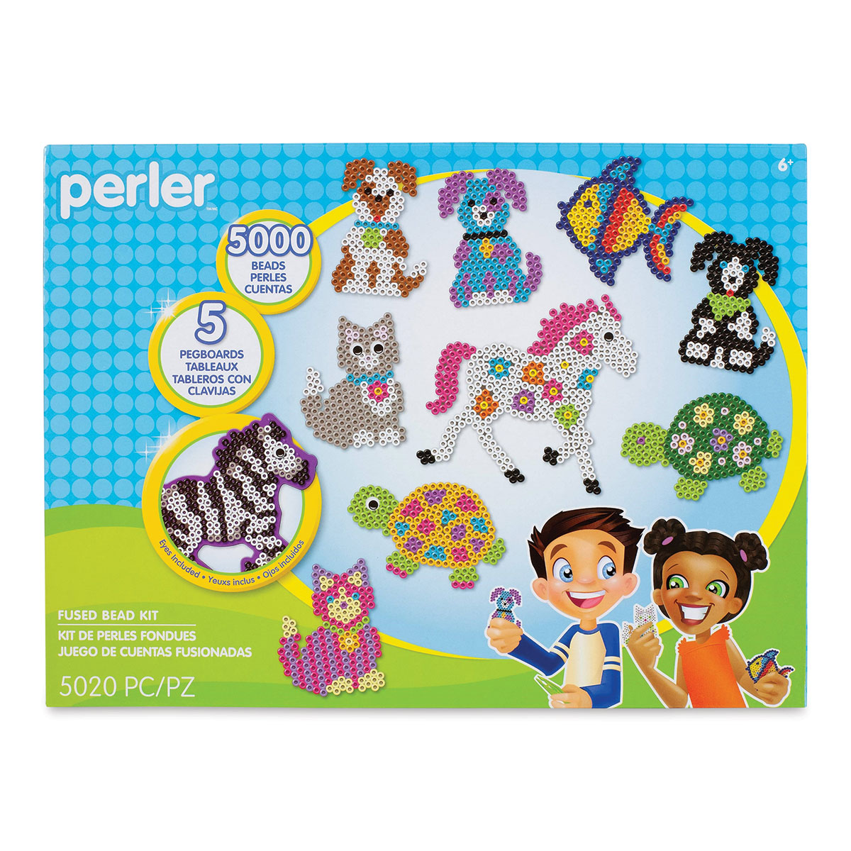 Perler 80-42977 Care Bears Beads Small Bucket Kit, 5000pcs