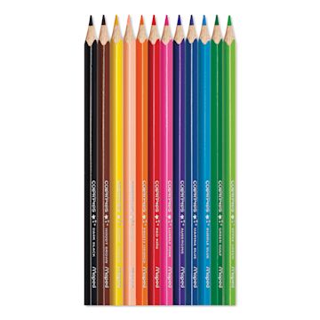 Open in modal - Maped Color'Peps Colored Pencils - Set of 12, pencils laid out