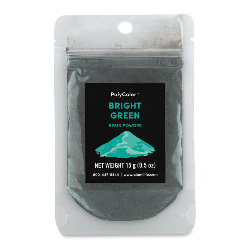 Polycolor Resin Powder Bright Green 15-Gram