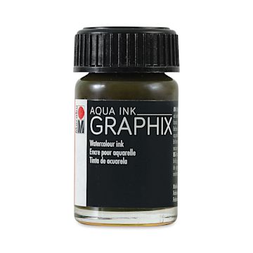 Open in modal - Marabu Graphix Aqua Ink - Dark Brown, 15 ml