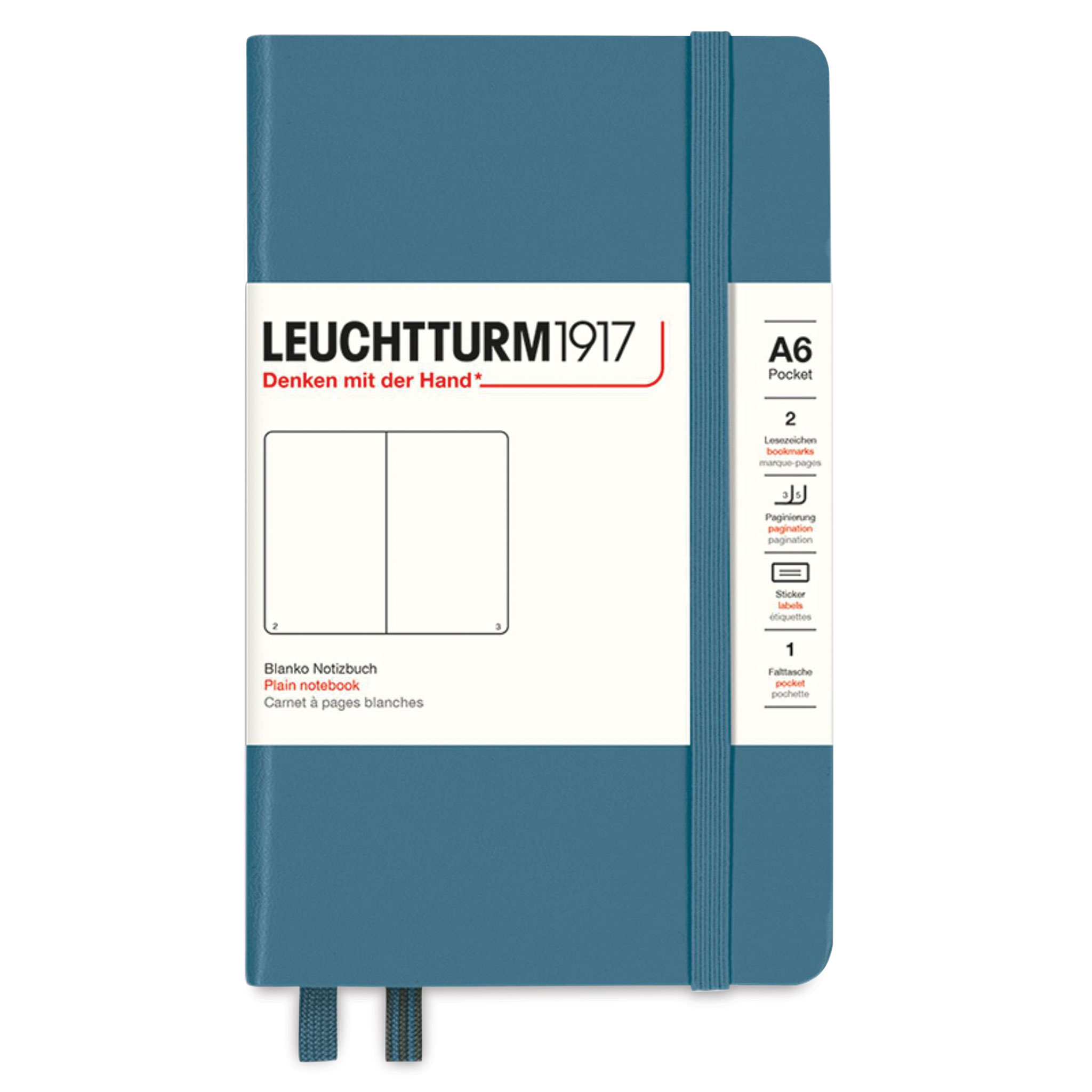 Leuchtturm 1917 A4 Blank Notebook / Sketchbook 180 G/sm 