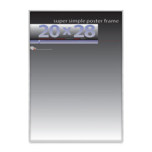 Framatic Super Simple Poster Frame - Silver, 20" x 28"
