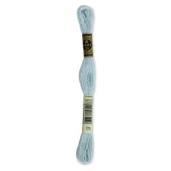 DMC Cotton Embroidery Floss - Very Light Baby Blue, 8-3/4 yards (Front of label)