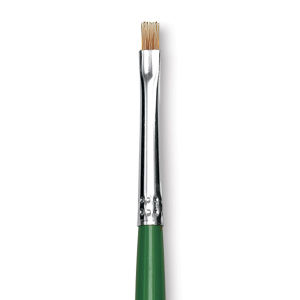 Blick Economy Golden Nylon Brush - Bright, Long Handle, Size 2