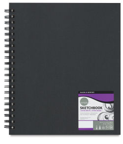 Daler-Rowney Simply Sketchbook - 11" x 8-1/2", Extra White, Wirebound, 80 Sheets