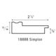 Simplon Econo Wood Frame - Sketch of dimensions of frames