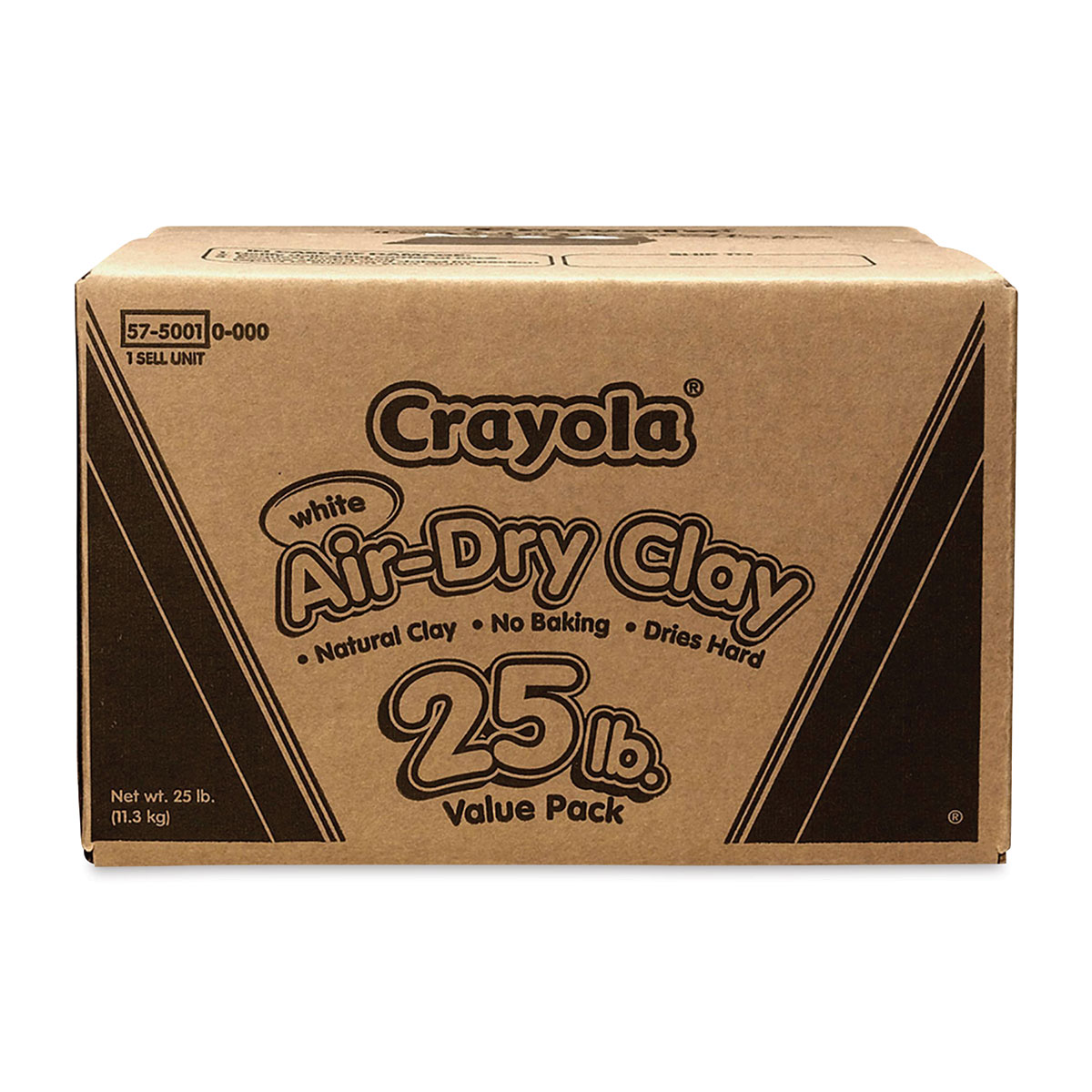 Crayola Air Dry Clay Bucket, White, Arts & Craft Supplies, 2.5 Pounds