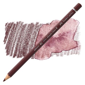 Open in modal - Faber-Castell Albrecht Durer Watercolor Pencil - Caput Mortuum Violet pencil and swatch