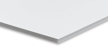 Foam Board, Pkg of 25 20" x 30"  Corner Swatch of Foam Board
