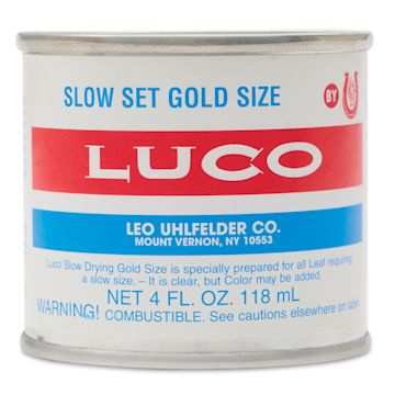 Open in modal - Luco Slow Set Gold Size - 4 oz, front of can
