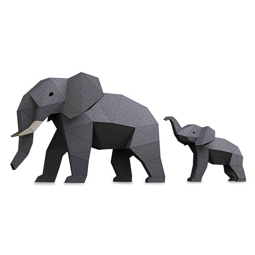 Elephant Papercraft Kit