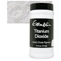 Gamblin Artist's Grade Pigment - Titanium White Dioxide, 16 oz jar