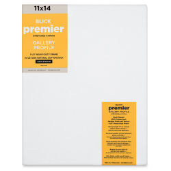 Blick Premier Stretched Cotton Canvas - Gallery Profile, Back-Stapled, 11" x 14" (front)