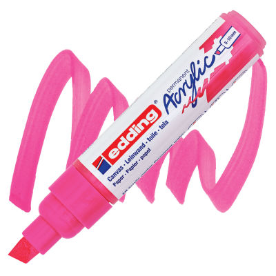 Edding Acrylic Paint Marker - Neon Pink 069, Broad