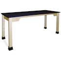 Hann Table with Scalloped Edge - Hard Maple, Chemsurf Top