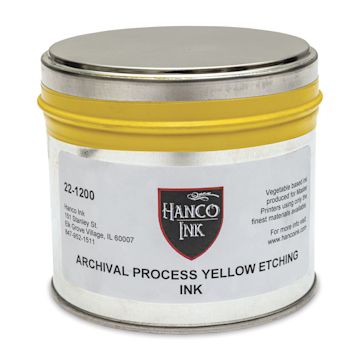 Open in modal - Hanco Oil Based Etching Ink - 1 lb, Process Yellow - front