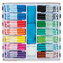 Maped Marker'Peps Dry Erase Marker Set - School Pack, Fine Tip, Assorted, Set of 208