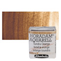 Schmincke Horadam Aquarell Artist Watercolor - Tundra Orange, Supergranulation, Half Pan