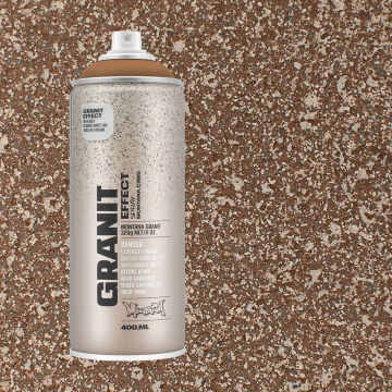 Montana Granit Effect Spray - Brown, 11 oz (Spray can with swatch)