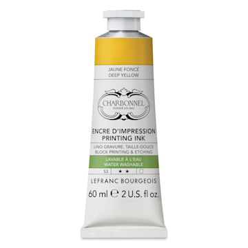 Open in modal - Charbonnel Water Washable Printing Ink - Deep Yellow, 60 ml