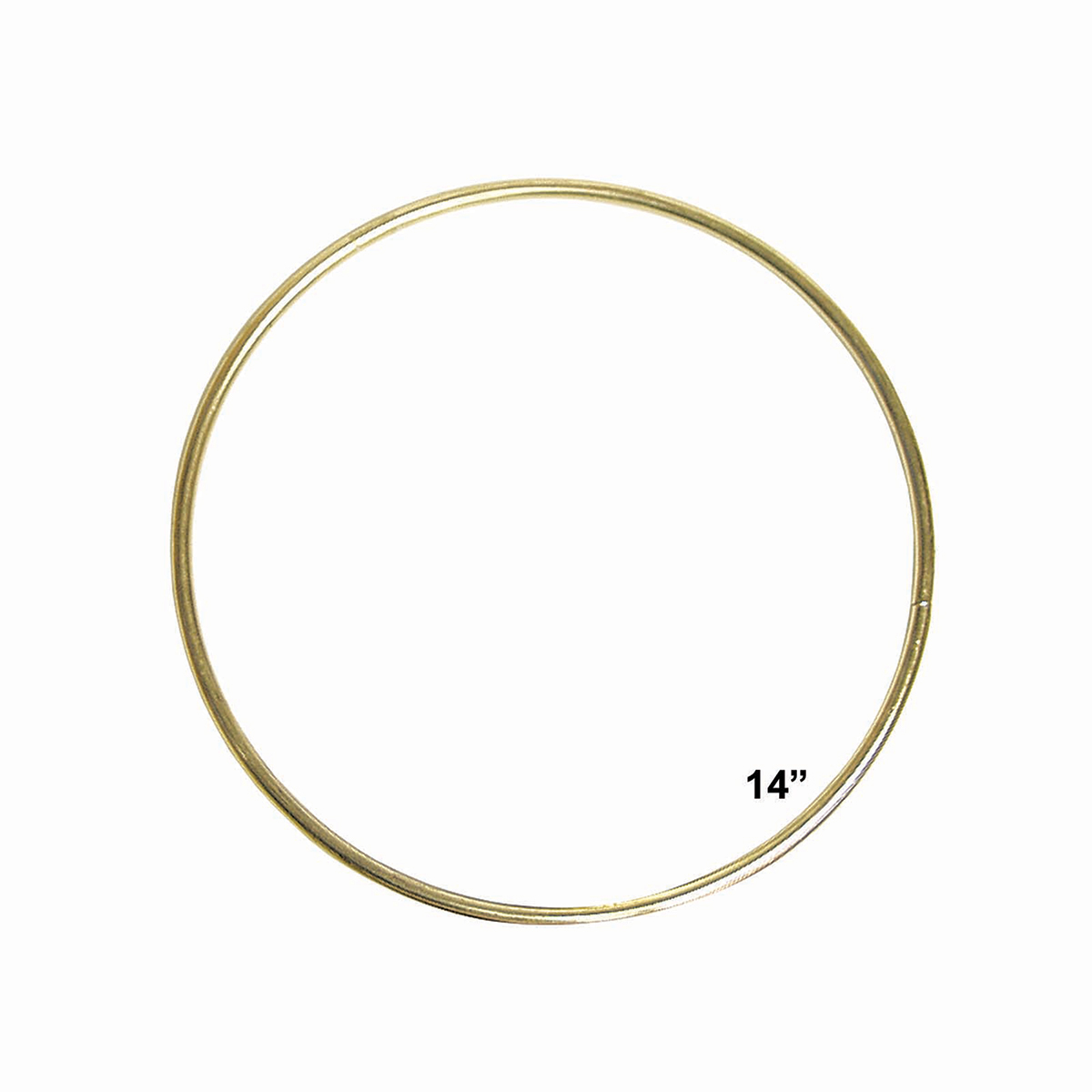 Fab Lab 14 Metal Macrame Ring Gold
