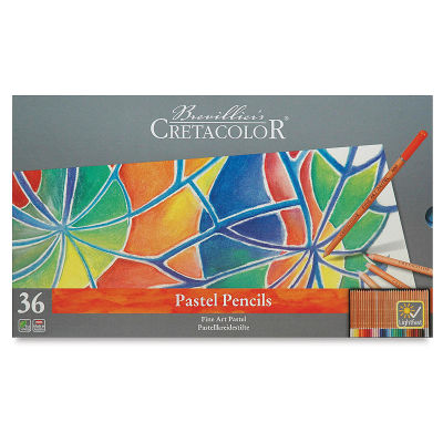 Cretacolor Fine Art Pastel Pencils Set - Front of package of set of 36