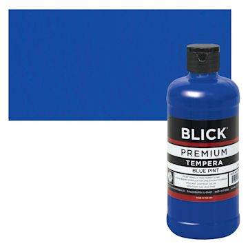 Open in modal - Blick Premium Grade Tempera - Blue, Pint and swatch