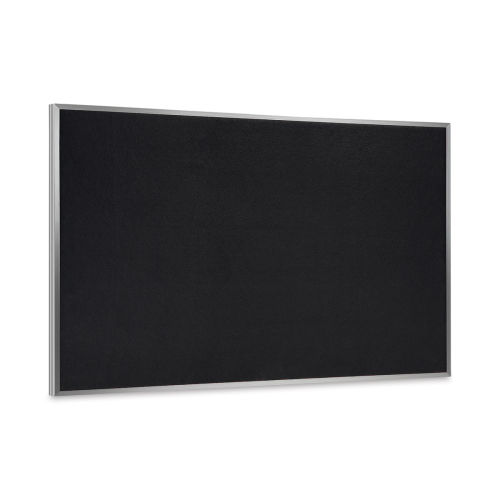 Ghent Recycled Rubber Tackboard - 6 ft x 4 ft, Black | BLICK Art Materials