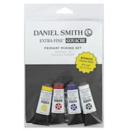 Daniel Smith Extra Fine Gouache - Set of 4, Primary Mixing Colors, 15 ml