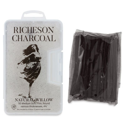Richeson Natural Willow Charcoal - Box of 50