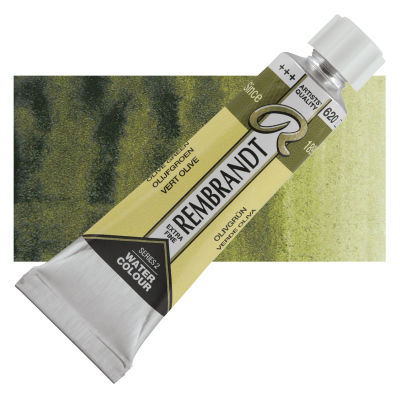 Rembrandt Artist Watercolors - Olive Green, 10 ml tube
