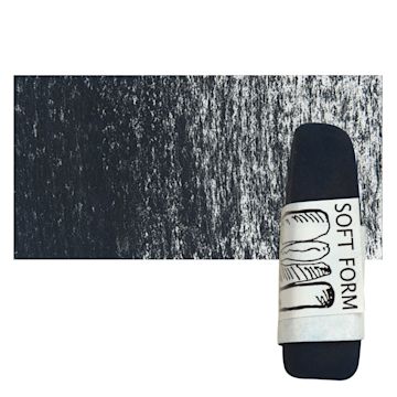 Open in modal - Townsend Artists' Soft Form Pastel - Midnight Blue Green pastel and swatch