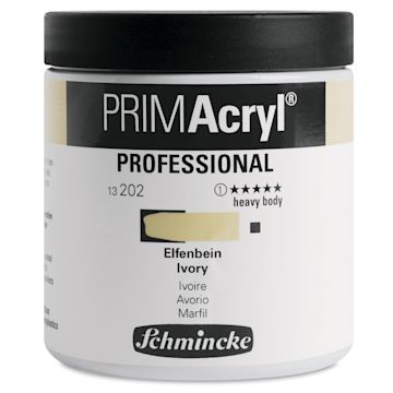 Open in modal - Schmincke Primacryl Professional Acrylic Paint - Ivory, 237 ml Tube