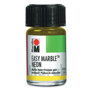 Marabu Easy Marble - Neon Yellow, 15 ml