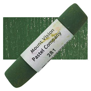 Open in modal - Mount Vision Handmade Pastel - Green Earth 281 pastel and swatch