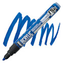 Pebeo Acrylic Marker - Cyan, 4 mm, Chisel Nib