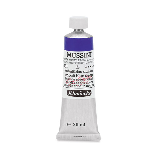 Schmincke Mussini Oil Color - Cobalt Blue Deep, 35 ml tube