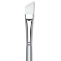 Silver Brush Silverwhite Synthetic Brush - Angular, Long Handle, Size 3/4