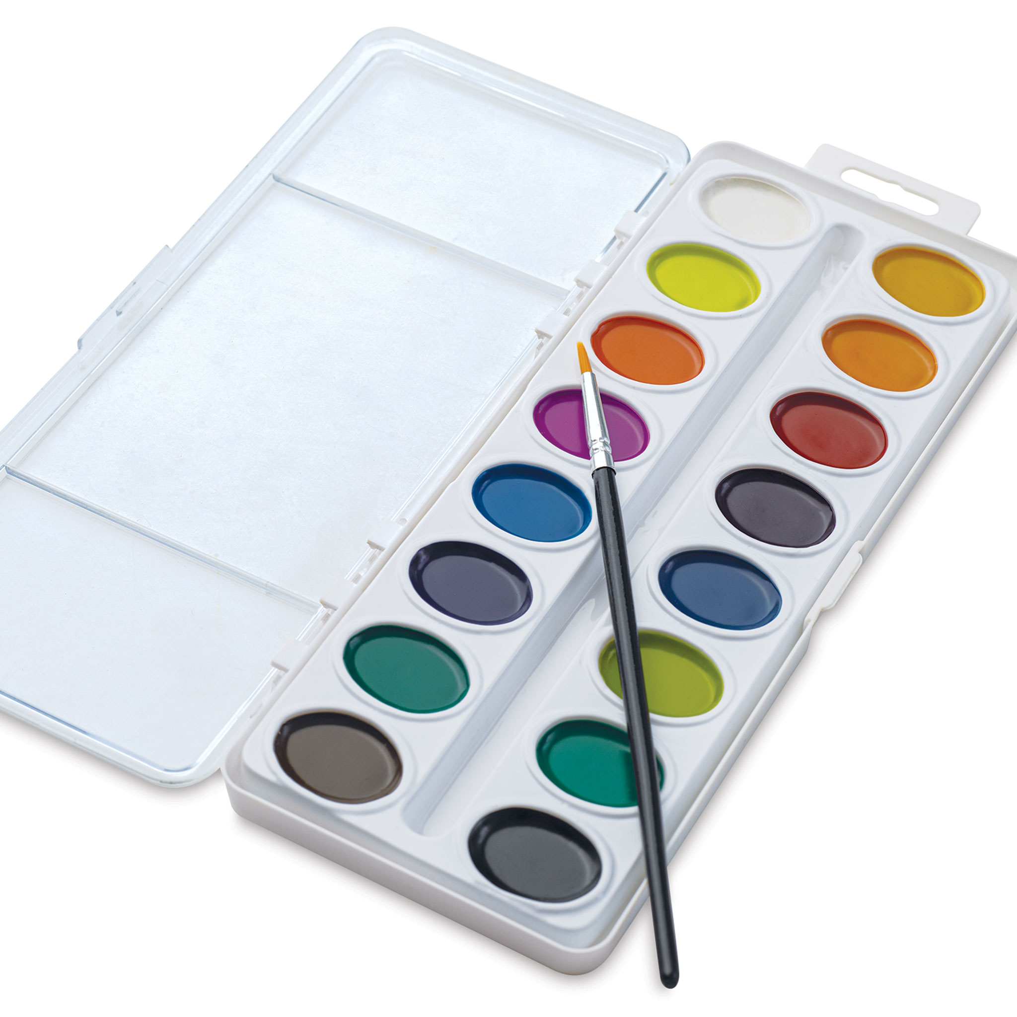 Professional Watercolors, 8 Assorted Colors, Oval Pan Palette Tray - Office  Express Office Products